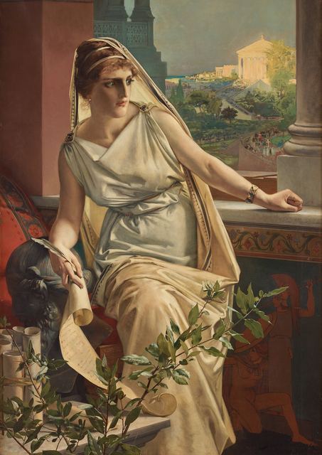 Hypatia by Julius Kronberg