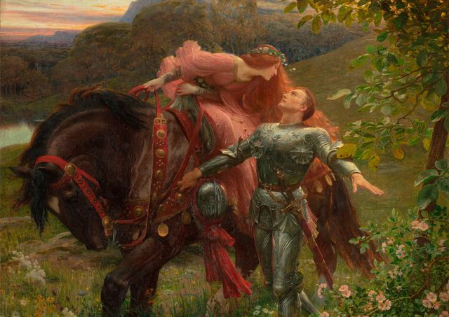 La Belle Dame sans Merci by Frank Dicksee