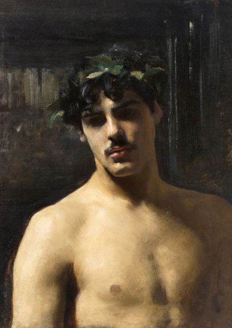 Man Wearing Laurels by John Singer Sargent