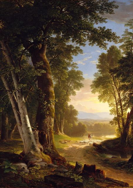 The Beeches by Asher Brown Durand