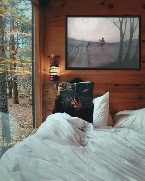 Faun by Moonlight by Léon Spilliaert as a framed print in a bedroom